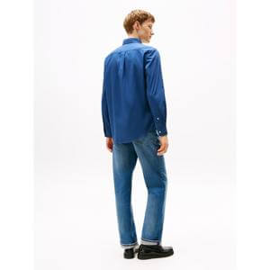Tommy Hilfiger Blue TH Flex Regular Fit Poplin Shirt
